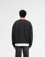Rep Applique Sweater - Off Black