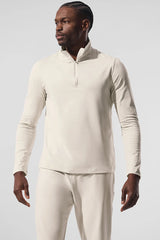 Men's Conquer 1/4 Zip Reform Long Sleeve - Bone