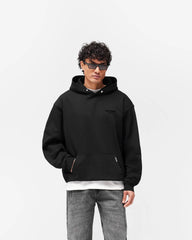 Represent Owners Club Flocked Hoodie - Black