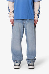 Ultra Baggy Reconstructed Denim - Washed Blue