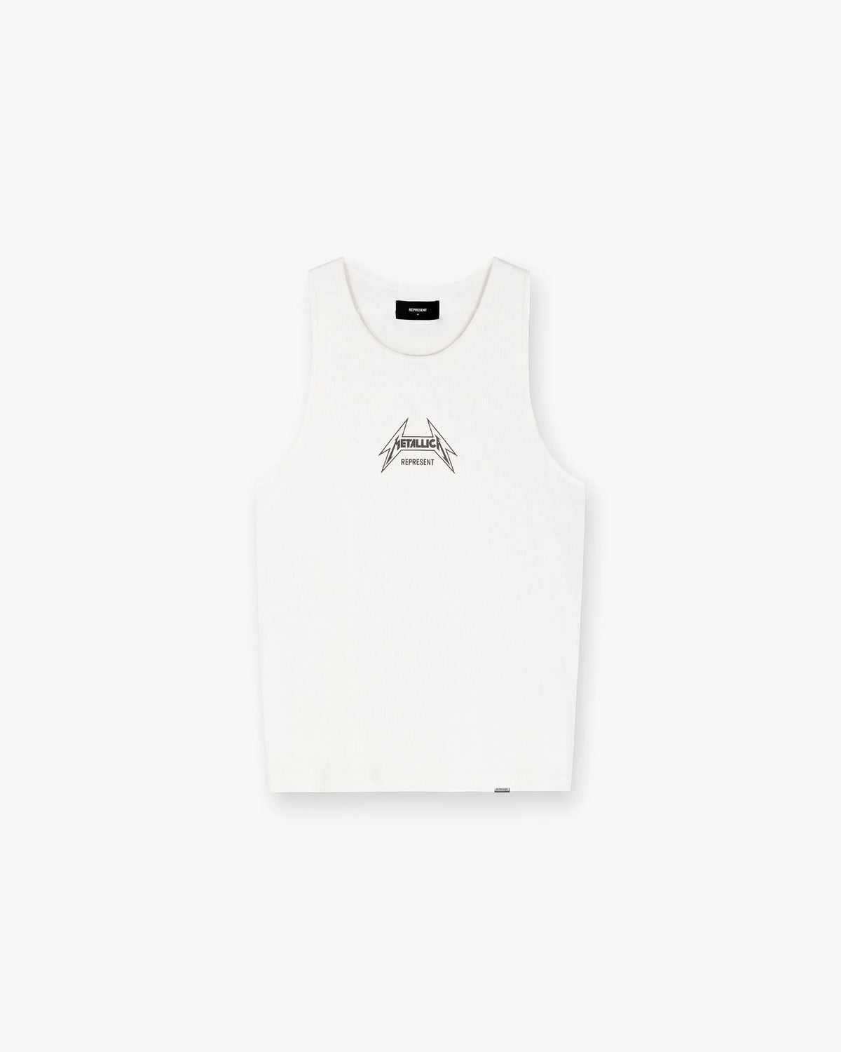 Represent X Metallica Local Crew Vest - Flat White