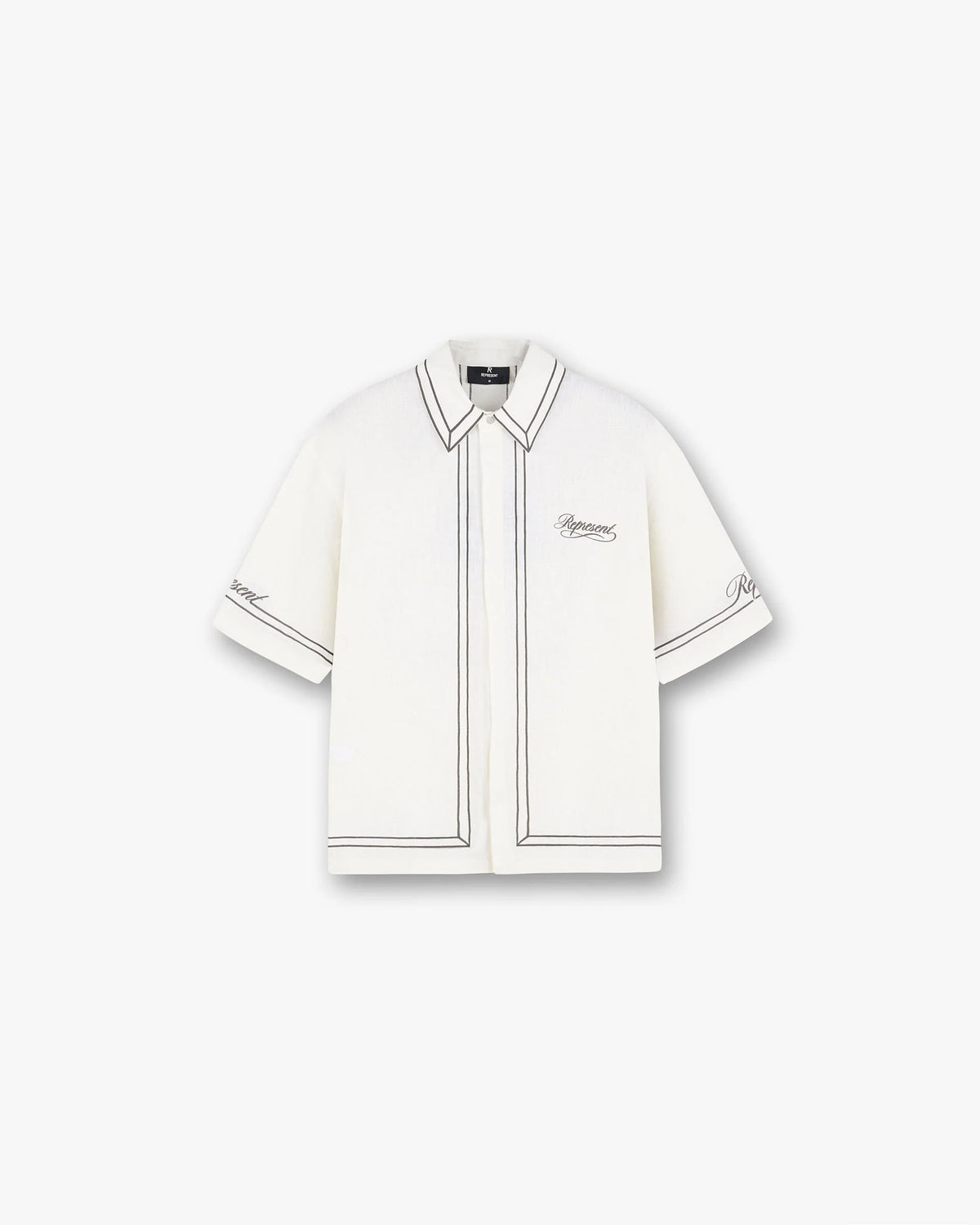 Border Shirt - Whisper White