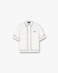 Border Shirt - Whisper White