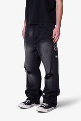 Ultra Baggy Mojave Denim - Washed Black