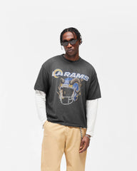 Los Angeles Rams x Represent T-Shirt - Stained Black