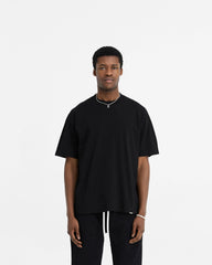 2 x Initial Oversized T-Shirt - Flat White & Black