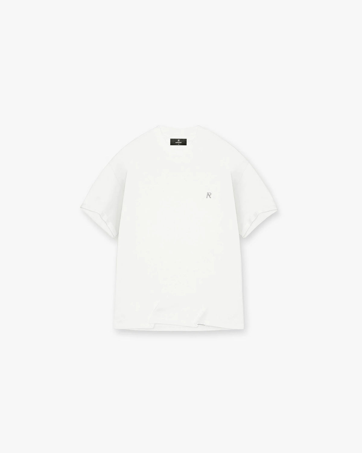 Metal Initial R T-Shirt - Flat White