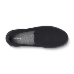Women's Wool Cruiser Slip On - Natural Black (Natural Black Sole)