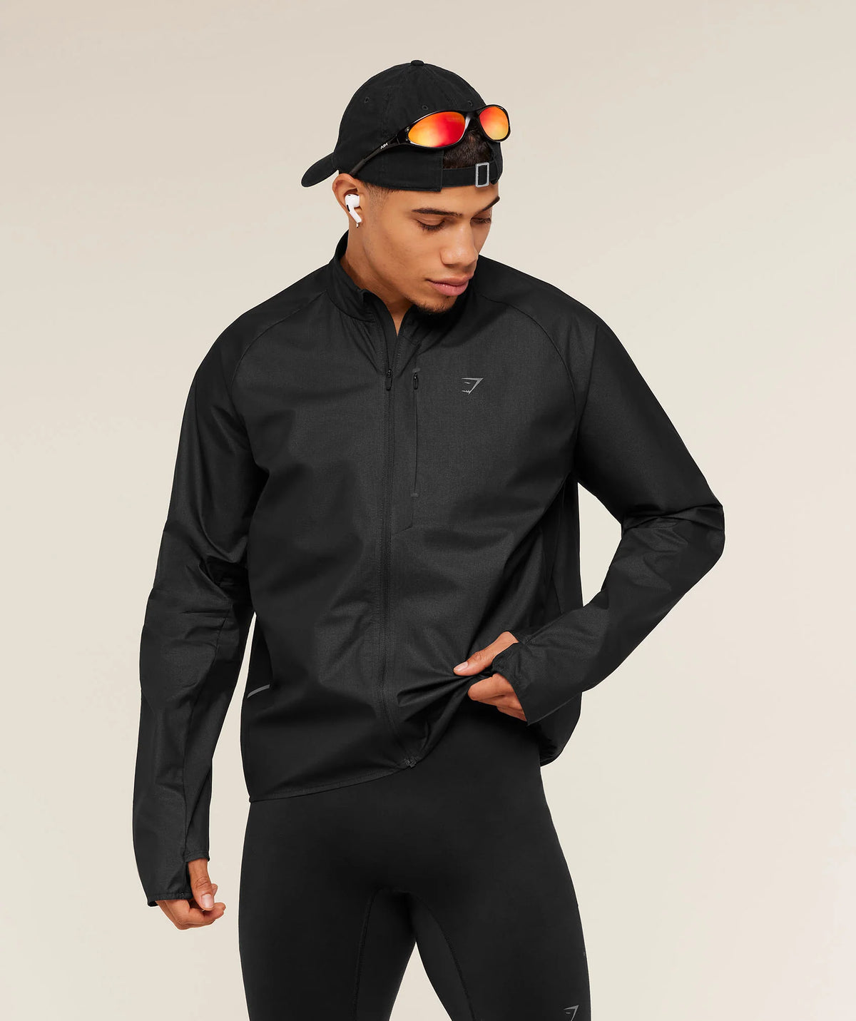 RUNNING ELITE LIGHTWEIGHT WINDBREAKER - Black