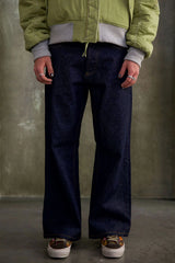 G:04 Relaxed Flare Denim - Rinsed Indigo