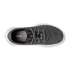 Women's Wool Runner Go - Dark Grey (Light Grey Sole)