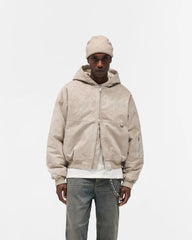 Hooded Bomber - Beige