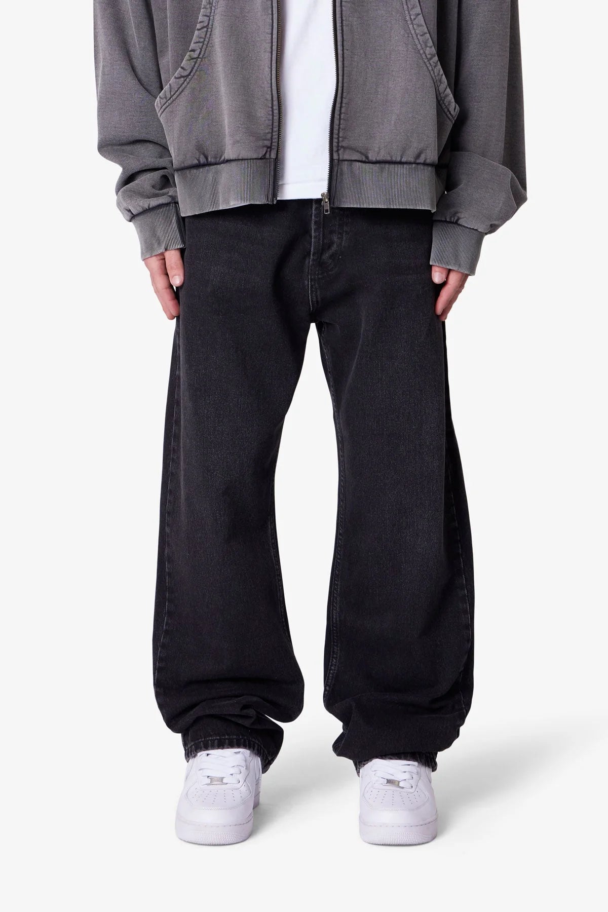 Ultra Baggy Denim - Stone Wash Black