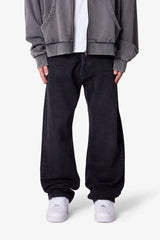 Ultra Baggy Denim - Stone Wash Black