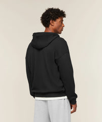 CAMPUS CREST ZIP THROUGH HOODIE - Black