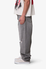 Ultra Baggy Blowout Denim - Washed Grey