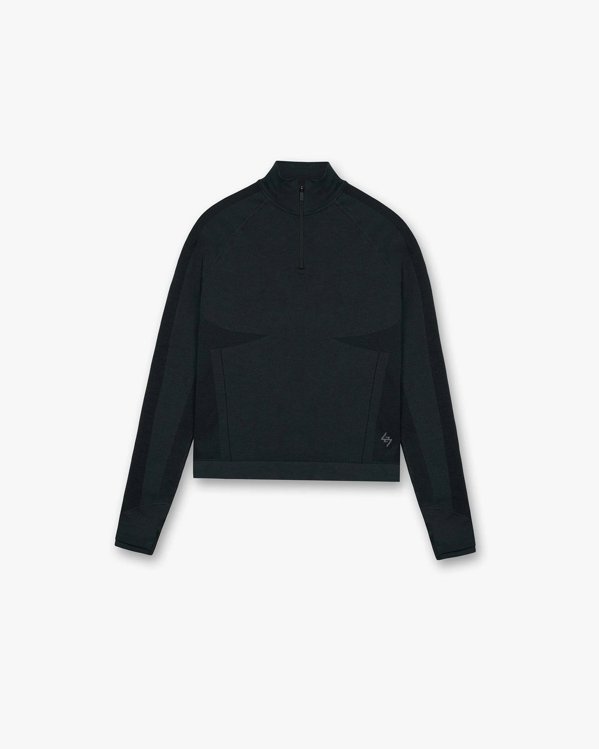 247 Sculpt Seamless Quarter Zip Jacket - Black