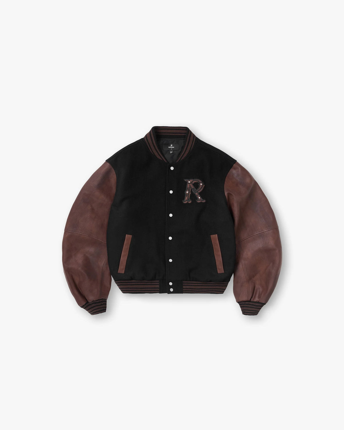 Varsity Bomber - Jet Black