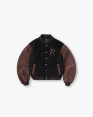 Varsity Bomber - Jet Black