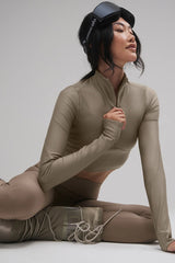 Women's Airlift Winter Warm Ski Time Long Sleeve - Light Cocoa