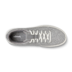 Men's Wool Cruiser - Light Grey (Natural White Sole)
