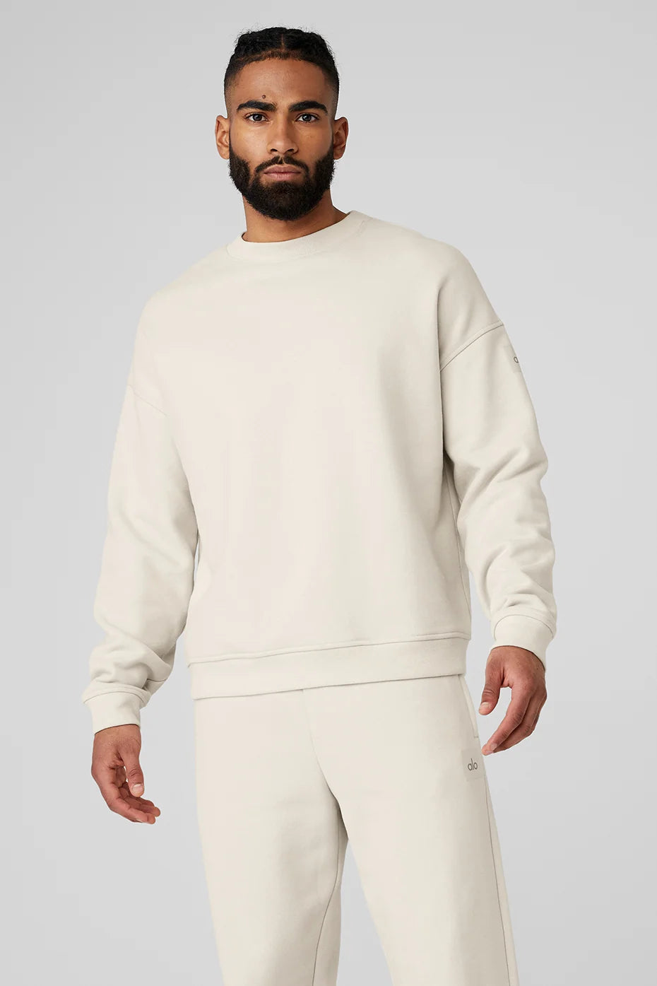 Men's Renown Heavy Weight Crew Neck Pullover - Bone