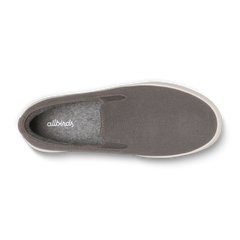 Women's Canvas Cruiser Slip On - Anthracite (Natural White Sole)