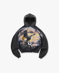 Chrome Flight Hoodie - Stained Black