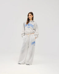 Represent Owners Club Zip Through Hoodie - Sprayed Ice Grey Marl