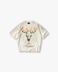 British Cowboys T-Shirt - Washed Ecru