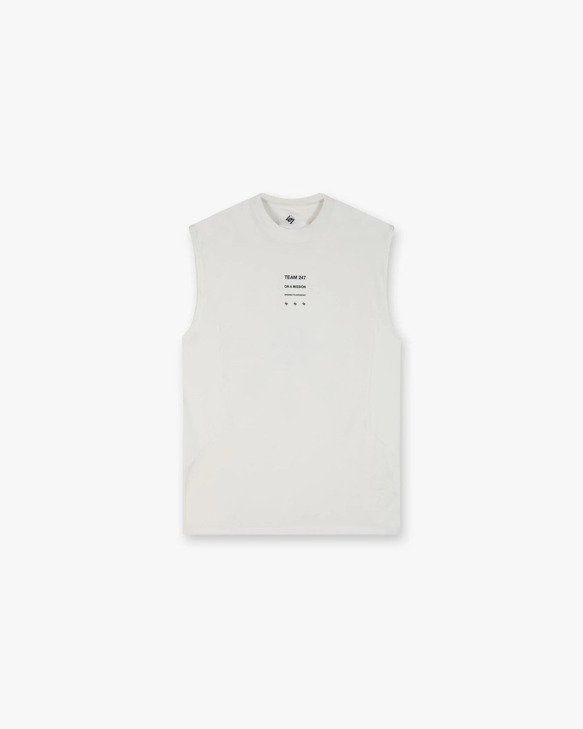 247 Uprising Oversized Tank - Flat White