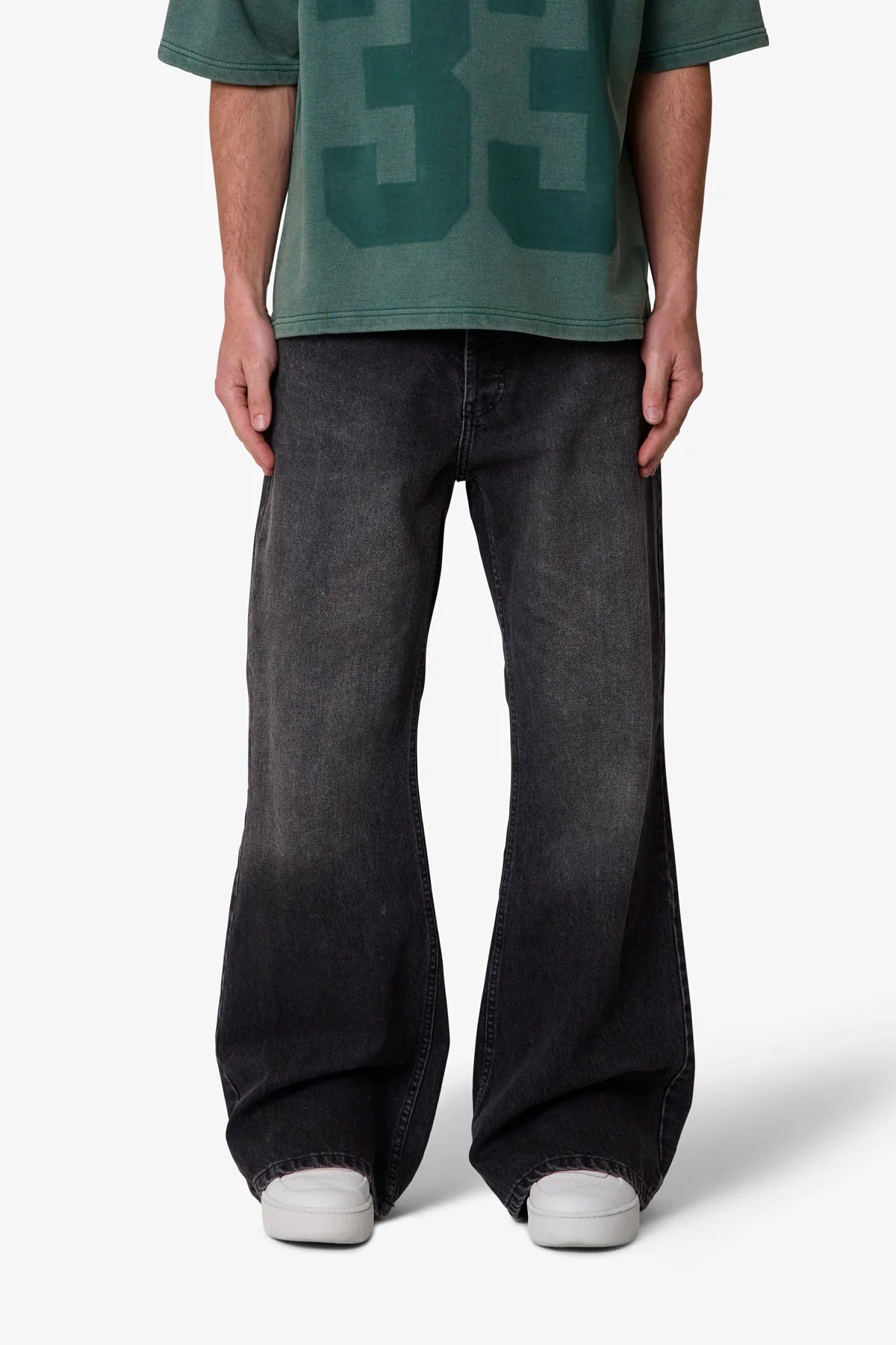 Kick Flare Denim - Western Black