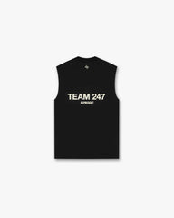 Team 247 Oversized Tank - Jet Black