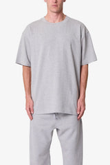 Heavy Basic Tee - Marled Grey