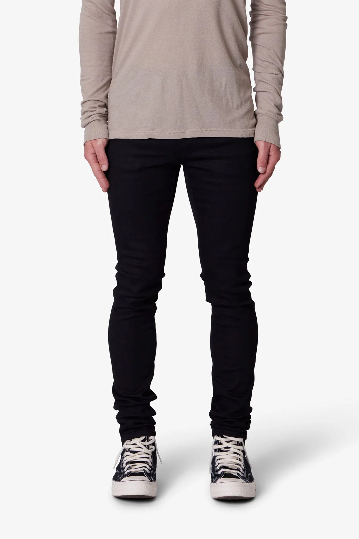 X43 Skinny Denim - Matte Black