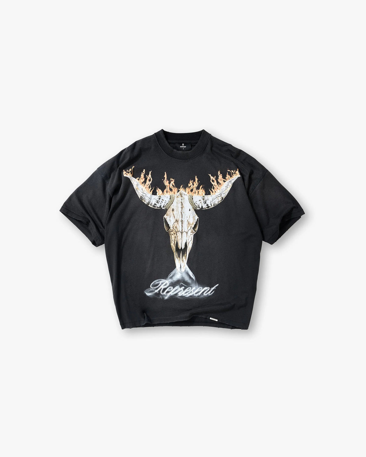 British Cowboys T-Shirt - Stained Black