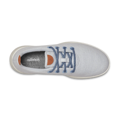 Men's Wool Runners - Frost Blue (White Sole)