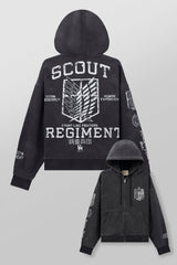5138 - AOT©  x YLA Zip-Up Hoodies