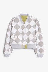 Overwashed Reversible Bomber Jacket - Olive