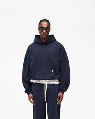 Initial Oversized Hoodie - Midnight Navy