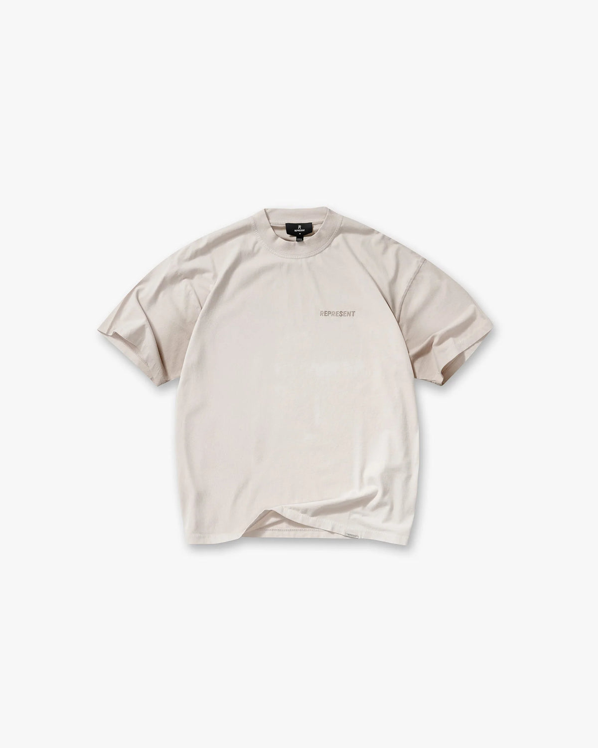 Metal Block Logo T-Shirt - Concrete