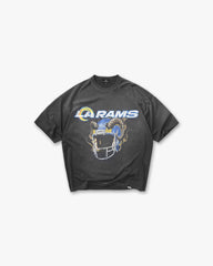 Los Angeles Rams x Represent T-Shirt - Stained Black