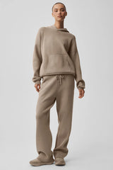 Women's Scholar Hooded Sweater - Gravel