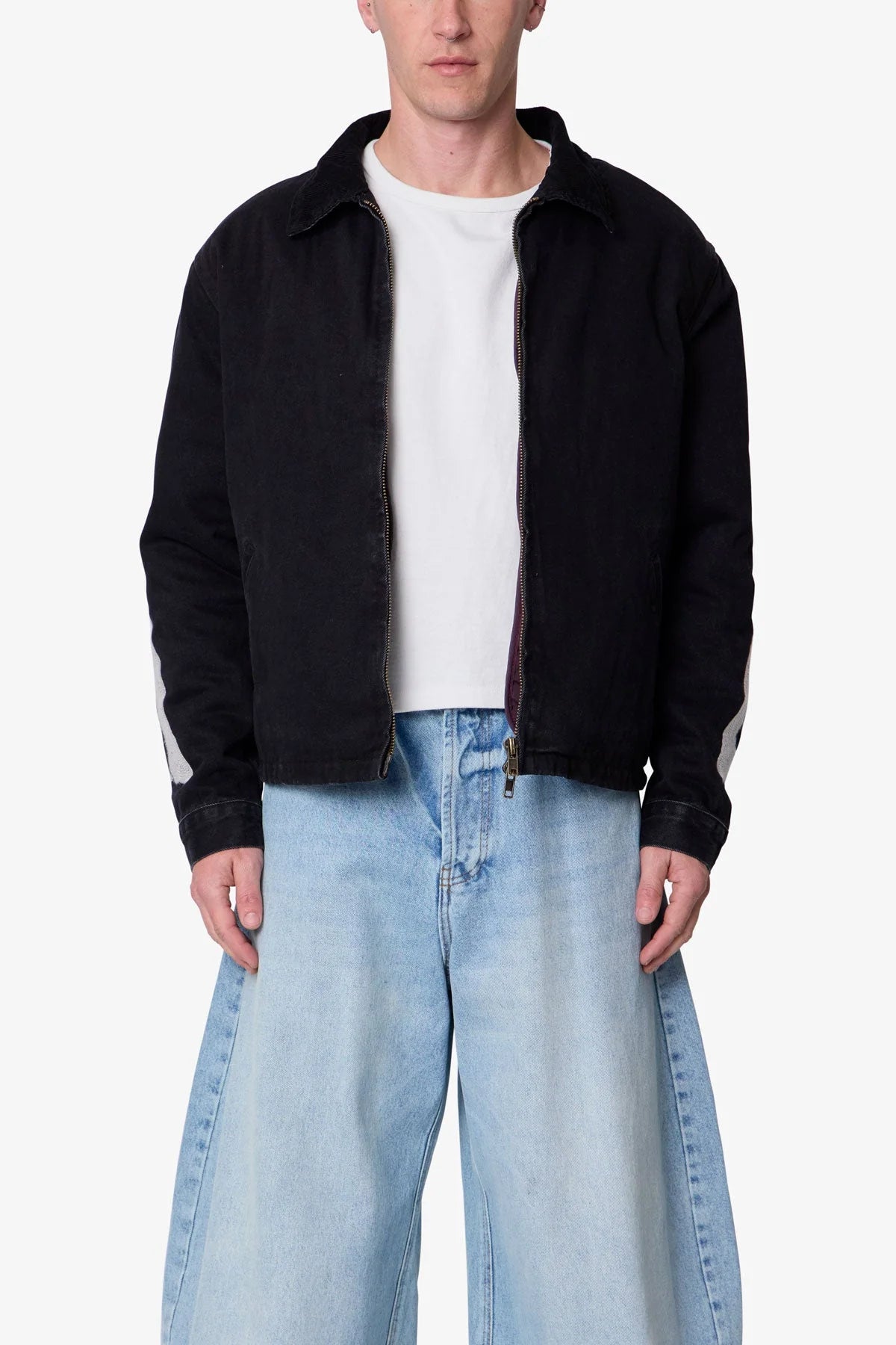 Skeleton Work Jacket - Black