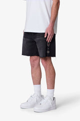 Mojave Denim Shorts - Black