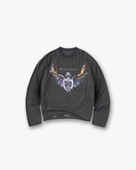 Reversible Living Legacy Tour Long Sleeve T-Shirt - Sun Fade Grey
