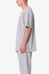 Heavy Basic Tee - Marled Grey