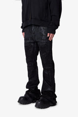 Super Stacked Denim - Waxed Black