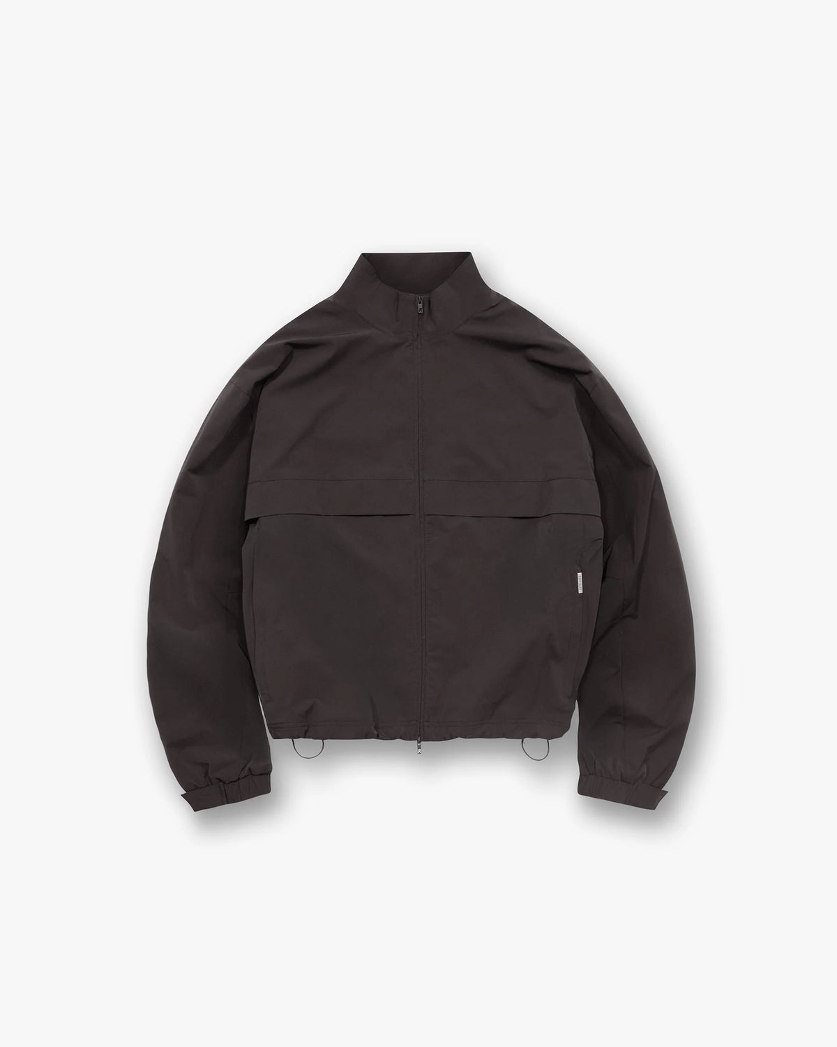 Initial Nylon Track Jacket - Coffee