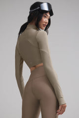 Women's Airlift Winter Warm Ski Time Long Sleeve - Light Cocoa
